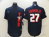 Jays 27 Vladimir Guerrero Jr. Navy Nike 2021 MLB All-Star Cool Base Jersey,baseball caps,new era cap wholesale,wholesale hats